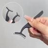 Curved Black Eyelash Tweezers - Perfect Beauty Tool for Applying False Eyelashes, Ideal for Beginners