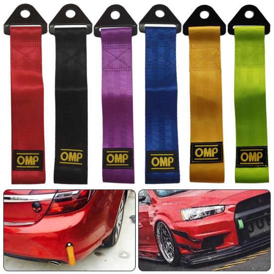 Универсальный высокопрочный автомобильный передний задний бампер, гоночный буксирный ремень для прицепа