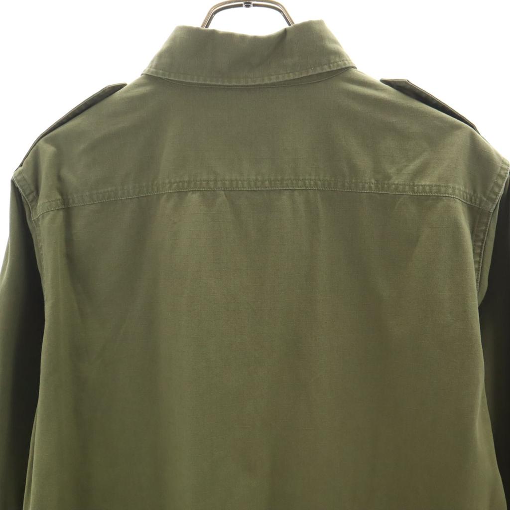 A Bathing Ape Сделано в Японии Длинный рукав Военная рубашка L хаки Мужская Б/у