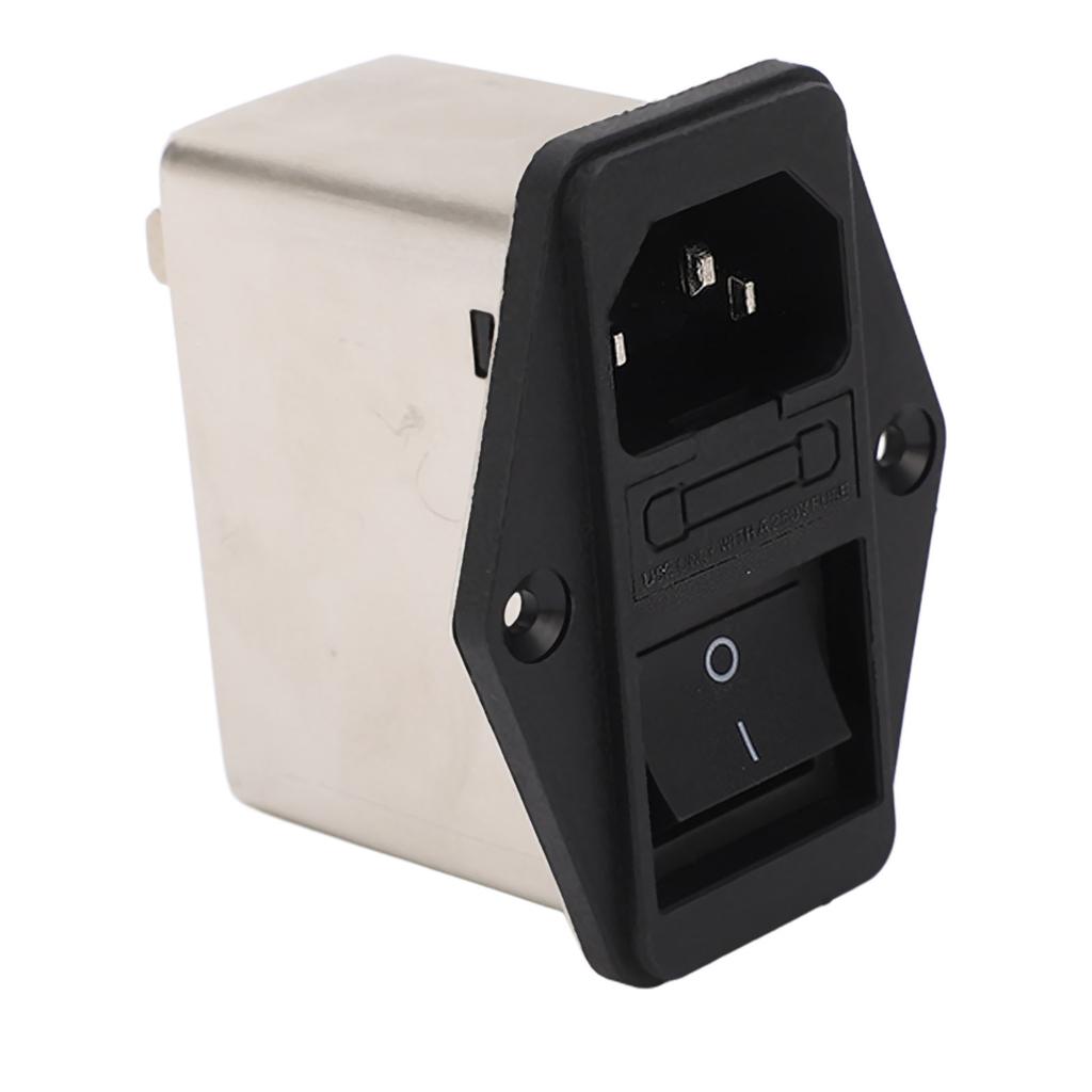 Фильтр питания EMI однофазный IEC розетка панель сетевой фильтр подавитель шума для медицины