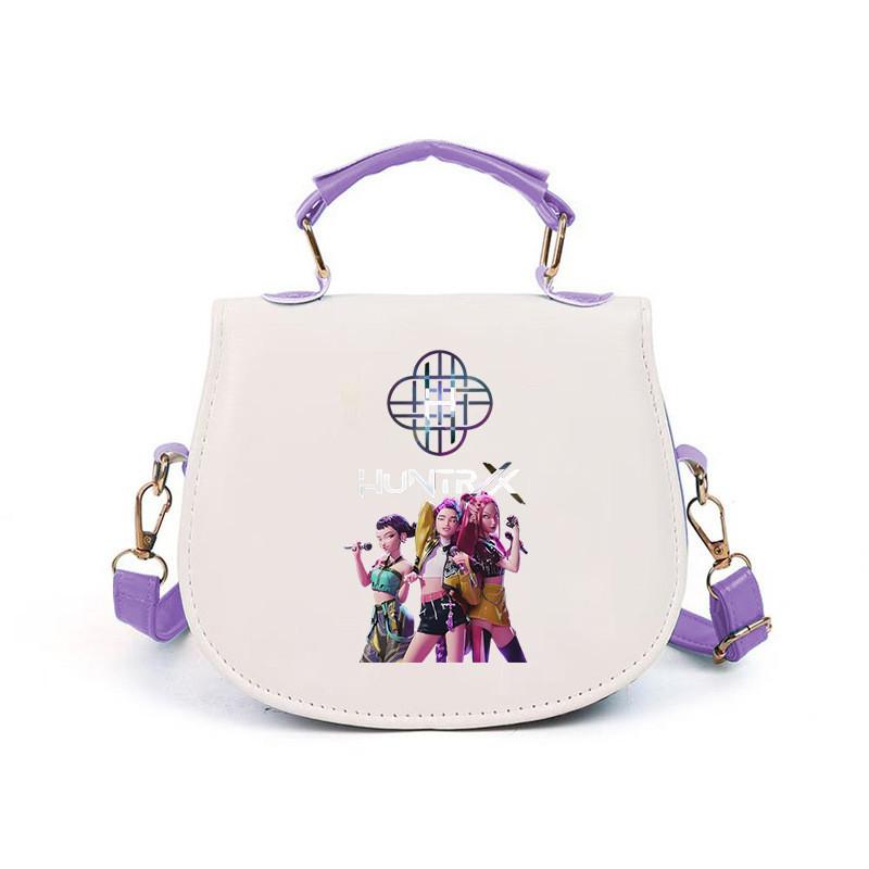 Girls Kpop Hunters Derpy Rumi Zoey Mira Printed Student Kids Casual Shoulder Crossbody Bags