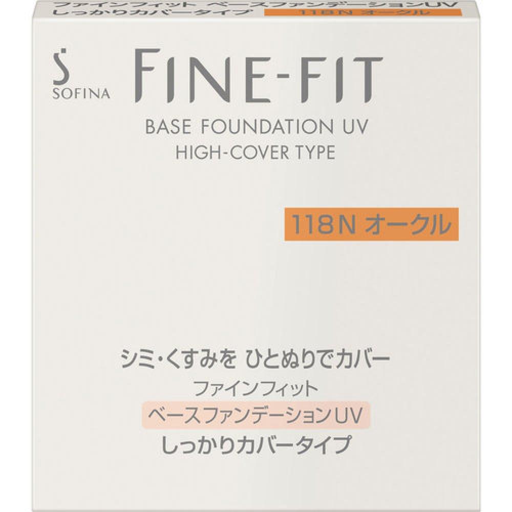Fine Fit Base Foundation Uv Secure Cover Type Ma118n Ochre 10g