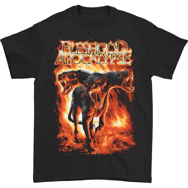 Футболка Cerberus Fleshgod Apocalypse, короткий рукав, черная, унисекс, S-5XL, EM0880