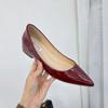 Роскошные дизайнерские туфли с острым носком для женщин, модная внутренняя высота, неглубокие туфли без застежек на мягкой подошве, плоская женская повседневная обувь