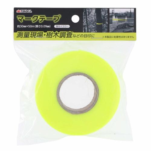 Takagi Marking Tape, Fluorescent Yellow, 30mm X 50m