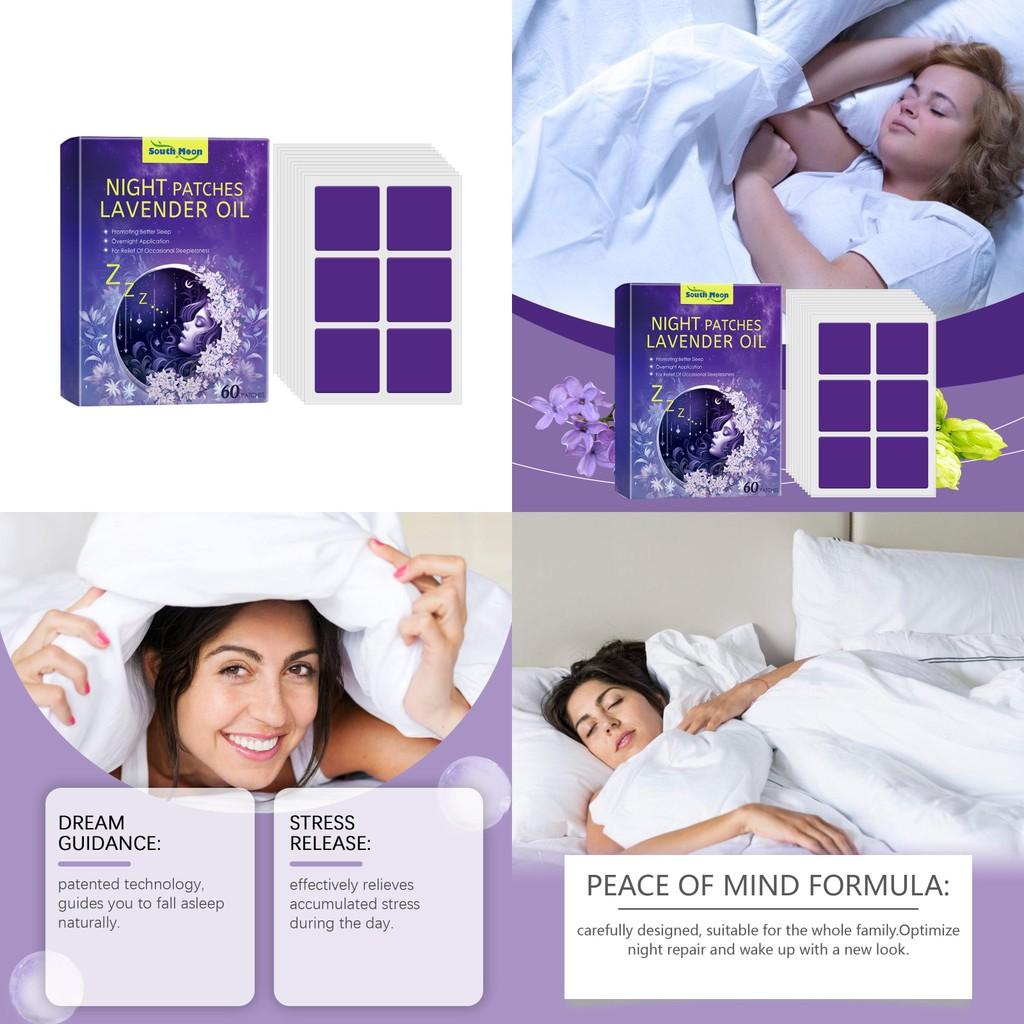 Успокаивающие пластыри для сна с ароматом лаванды для расслабляющих ароматерапевтических ночей