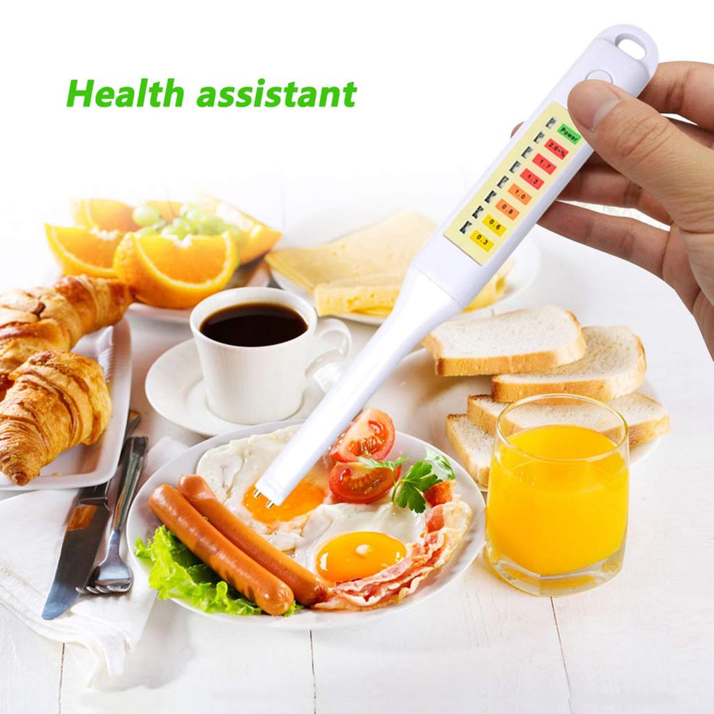 Portable Handheld Digital Salt Meter with LED Highly Accurate Food Salt Analysis and Salt Concentration Detector for Indoor and Outdoor Use Display,
