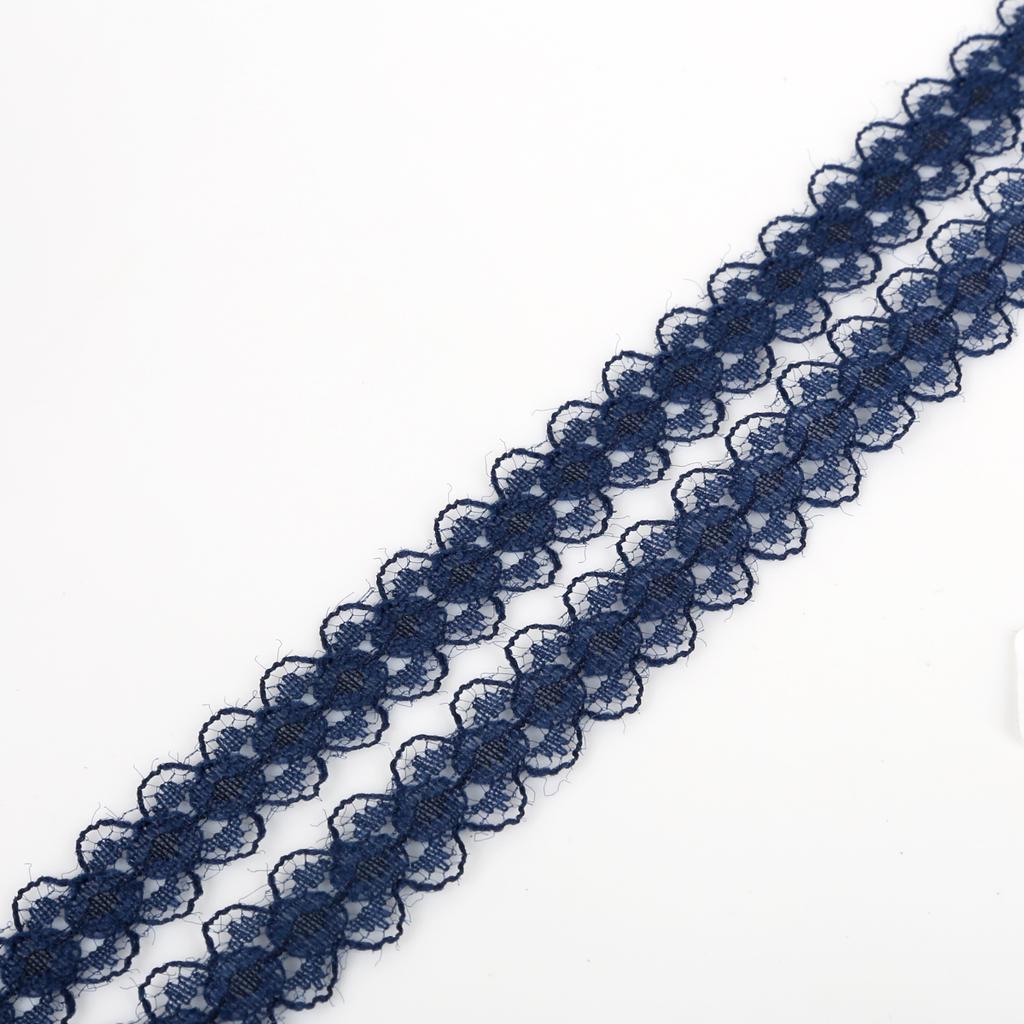 Lace Ribbon 15mm Lace Trim Fabric Embroidered Net Lace Trimmings for Sewing Decoration