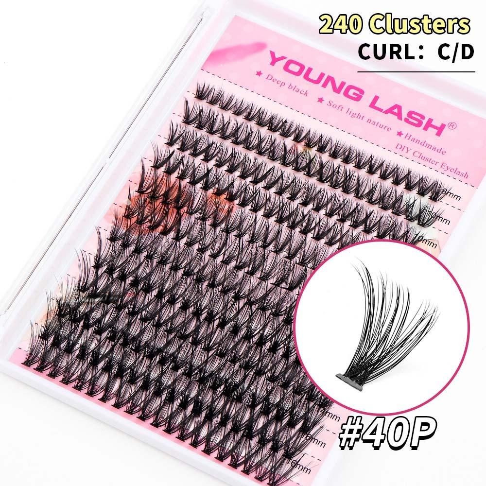Segmented Individual Cluster Eyelashes 8-16mm Eyelashes Extensions Eyelash Extension