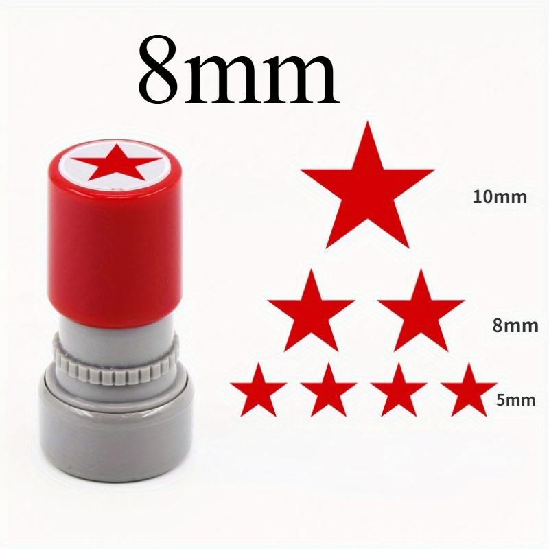 Красная пятиконечная звезда штамп поощряющий детей обучающий штамп наградной штамп автоматические чернила школьные учителя семейное использование