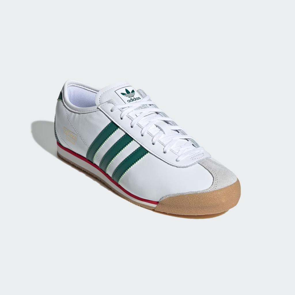 JS1325 adidas Originals Italia 70-е Облачно-белый Коллегиальный зеленый Резина (Мужской)