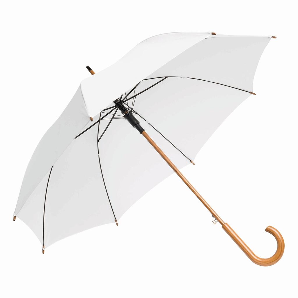 L-Merch Tango Wooden Handle Automatic Stick Umbrella