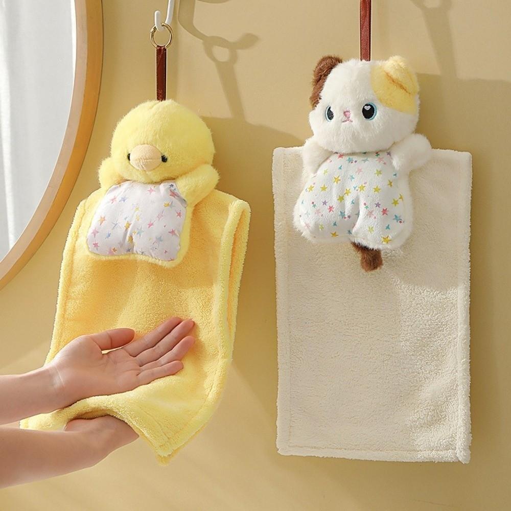 Absorbent Handkerchief Cartoon Cleaning Hand Cloth Kitchen Cute Wipe Cloth Household