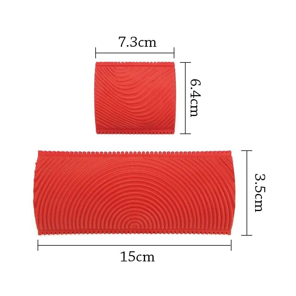 Embossing Imitation Wood Graining DIY Home Decoration Wall Painting Roller Brush Wood Graining Tool