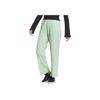 Adidas Lounge Wide Leg Knit Joggers Women Bottoms Light-Green JJ3605