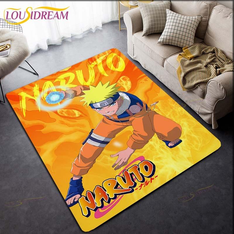 Ковер Наруто Аниме Ковер Детские Ковры Гостиная Коврики для чайного стола Коврик для спальни Моющиеся напольные коврики Бытовой коврик Милый ковер