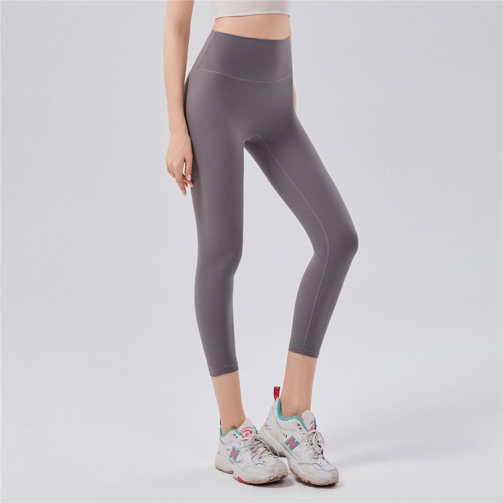 Quick Drying Yoga Pants For Women High Waist Slimming, Lifted Hips, Seven Quarter Pants, Sports, Wearing Tight Cycling Pants