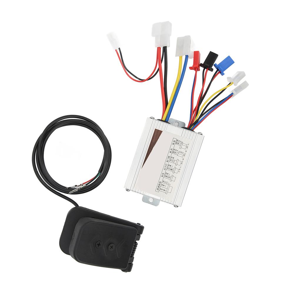 DC24V 500W Brushed Speed Controller with Throttle Pedal Kit for Electric Bike Scooter