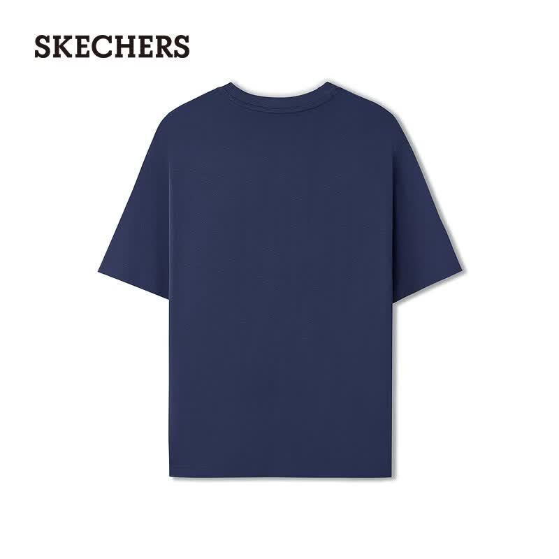 Skechers Мужская классическая вязаная футболка с коротким рукавом