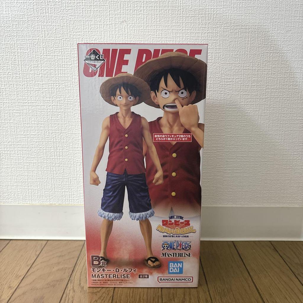 One Piece Ichiban Kuji B Prize Monkey D Luffy Nose Picking Ver