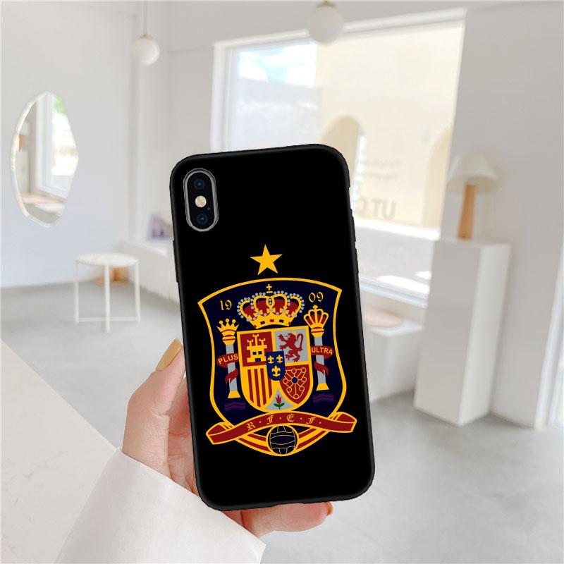PP57 Spain Flag Soft Shell Phone Case for Redmi Note 8 9 Pro Max 9S 9T 9C NFC 8T 8A 10A A4