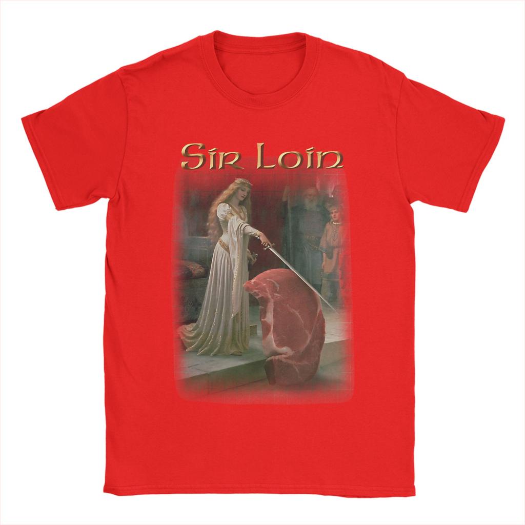 Sir Loin Steak TShirt Summer Fashion TShirts Unisexs Cotton O Neck Plus Size 5XL Clothing Short Sleeve Y2K Basic Tops