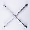 Metal Tire Wrench Silver Socket Wrench Portable Cross Wrench  Household Disassembly