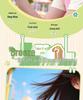 Summer Cool Cartoon Mini USB Rechargeable Silent Fan for Students & Kids