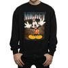 Disney Mens Mickey Mouse Tongue Montage Sweatshirt