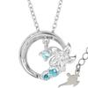 Disney Complete Quantity Limited 300 Pieces Special Specification Aladdin Jasmine Necklace Official Goods Silver 925 [Disney]