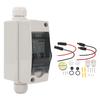 20A Small Breaker Box IP65 Waterproof Dual Power Photovoltaic Disconnect Switch DC 12‑400V AC 90‑400