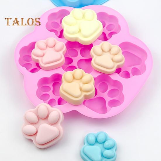 Fondant Mould Unique Shape Easy To Release Widely Applied Great Footprint Handmade Silicone Chocolate Mold for Bakery