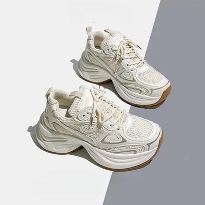 Модная и удобная обувь Летняя обувь для торгового центра Silver Pops Shoes Толстая подошва, увеличивающая рост, женская спортивная обувь