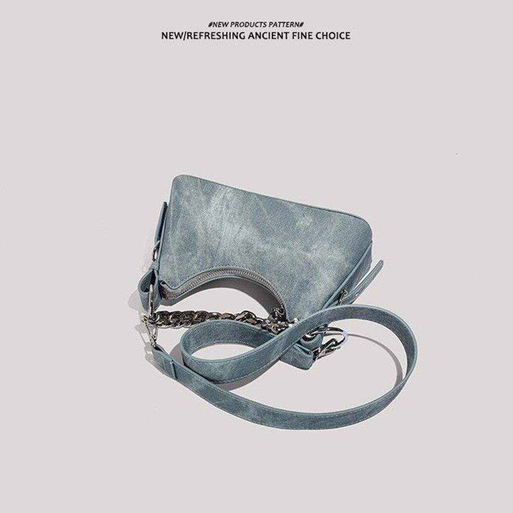 Женская однотонная универсальная многослойная сумка из искусственной кожи на молнии через плечо, сумка через подмышку, сумка-мессенджер