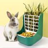 The Hay Feeder Is Suitable for Small Pet Cages and Is A Two In One Rabbit Hay Feeder Suitable for Rabbits, Guinea Pigs, and Cats
