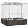 Bird Cage - Anthracite - 213.5x217.5x211.5 Cm - Galvanized Steel - Outdoor - Large Size