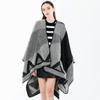 Hot Sale Fashion Street Shoot Imitation Cashmere Thick Warm Shawl, Scarf