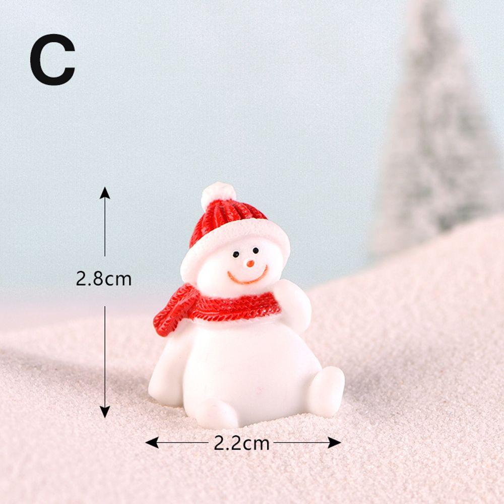 Fairy Garden Decoration Dollhouse Figures Figurines Ornaments Christmas Miniature Micro Landscape