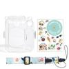 With Cute Sticker Travel Protective Shell for Fujifilm Instax Mini12 Camera Cover Protective Case