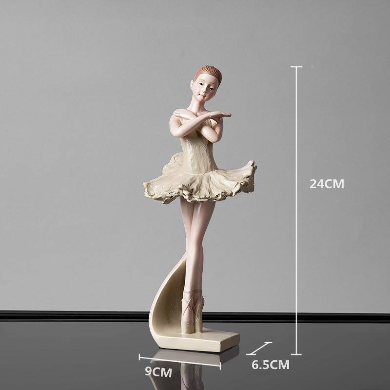 Nordic Creative Ballet Girl Decorations Ins Wind Dancer Model Room Princess Room Soft Decoration Home Decoration