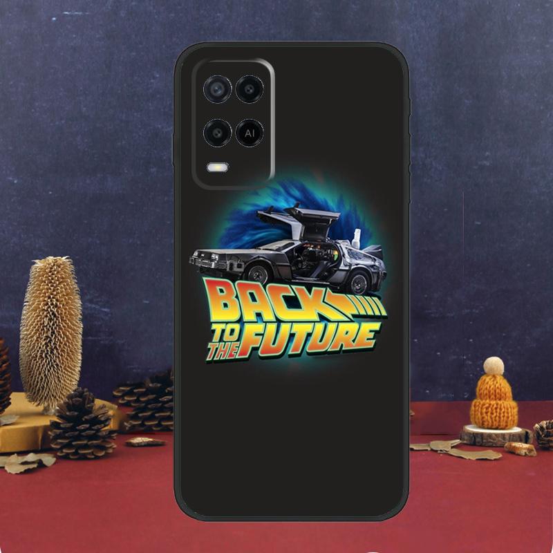 Back To The Future Time Machine For OPPO A58 A78 A98 A15 A16 A17 A76 A96 A77 A52 A72 A5 A9 A79 A94 A74 A57S A53S A54S Case