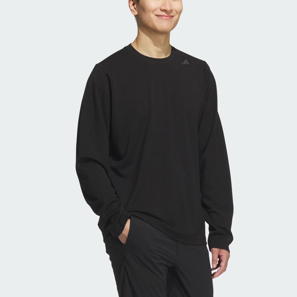 Adidas FW25 Wu Zong Series Sports Crew Neck Pullover Long Sleeve T-Shirt Men Tops KB5105