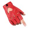 Mittens Dance Mittens PU Leather Gloves Ladys Driving Dress Heart Mittens Five Finger Gloves