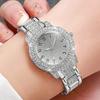 1 шт.-Женские часы Модные кварцевые наручные часы для леди Римский циферблат Ослепительный бриллиант Водонепроницаемые Светящиеся Роскошные Новые