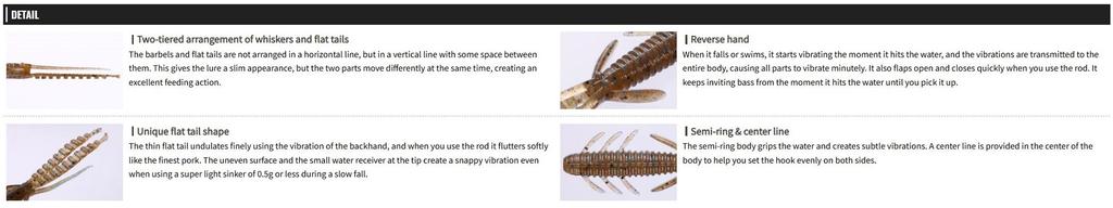 OSP Soft Lure Dolive Shrimp 4 Inches TW-139 (9501)