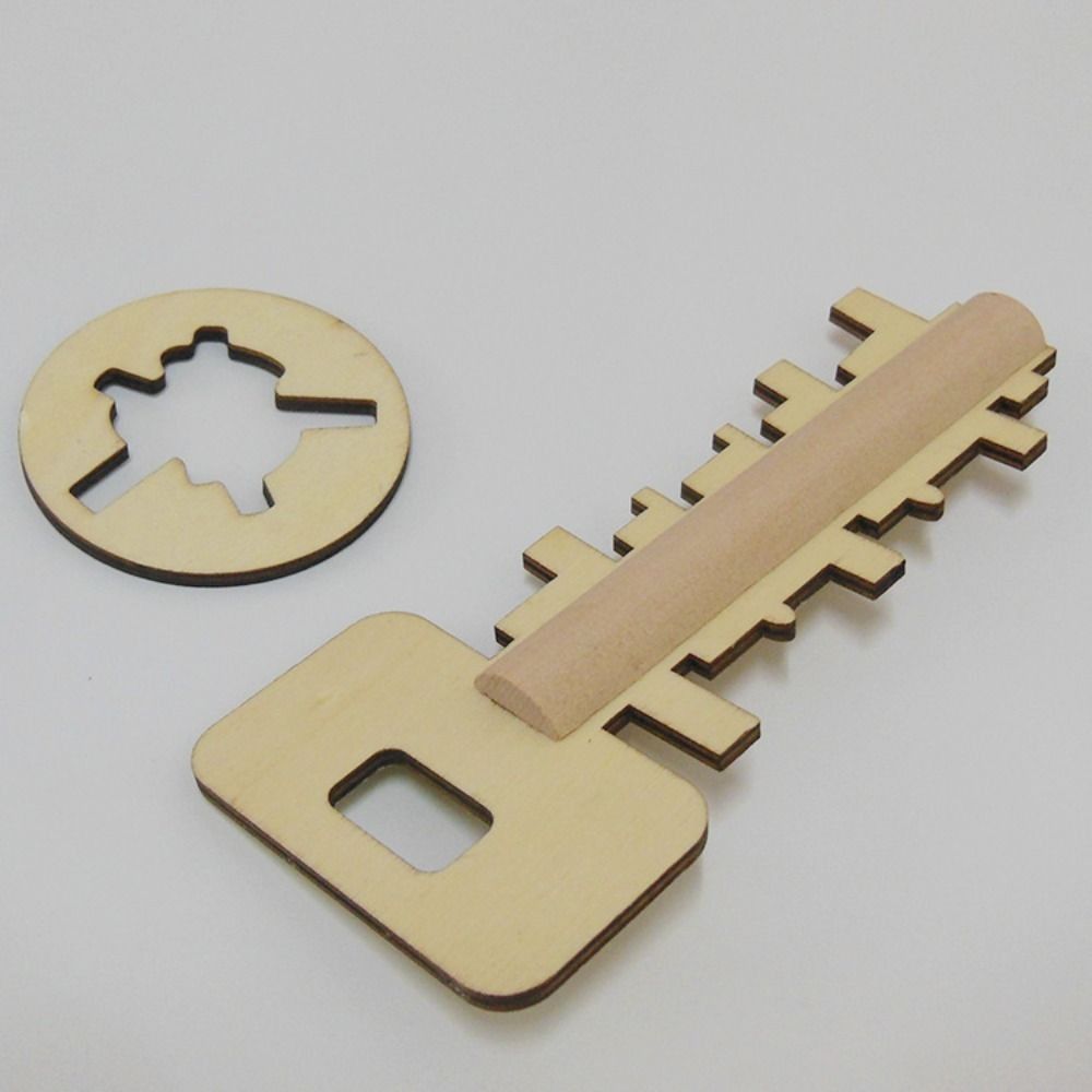 Lock Developmental Toys 3D Thinking Games Wooden Puzzle IQ Unlocking Toys Intelligent Unlock Toy