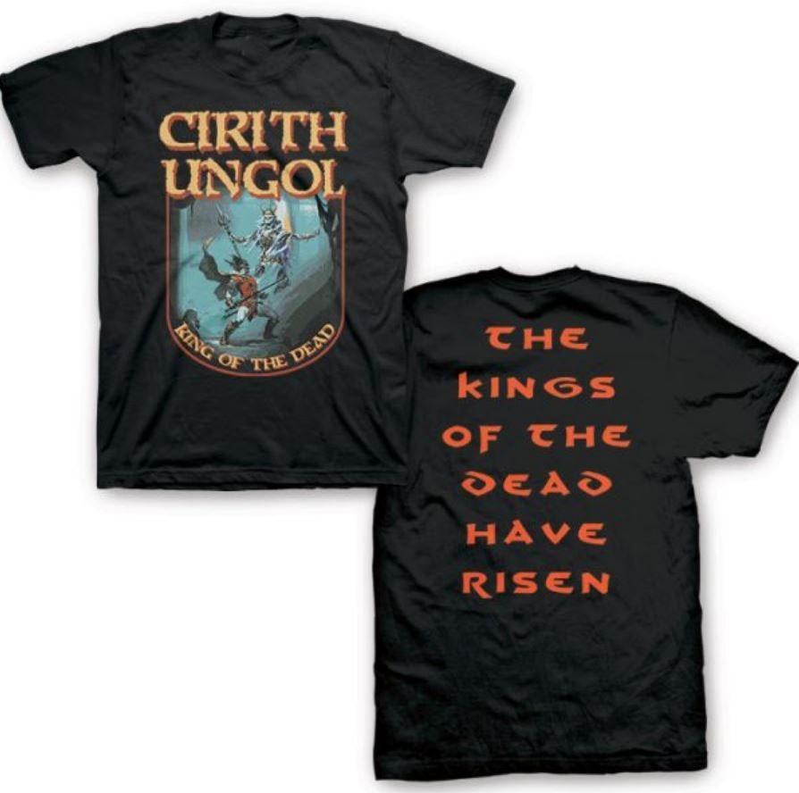 2 Side Cirith Ungol Band King of the Dead all size Unisex Black t-shirt HT040