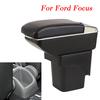 Car Armrest For Ford Focus 2 Mk2 2005-2011 Rotatable Center Centre Console Storage Box