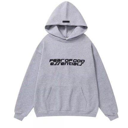 3D Silicone Letter Hoodie Sweatshirt Men's Loose Streetwear Set