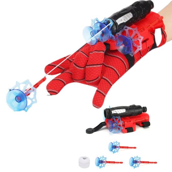 Spiderman Wrist Launcher Strong Suction Cup Catapult Toy Action Figure Spiderman Cosplay Toys Children Launcher Toy Boys Girls Gift